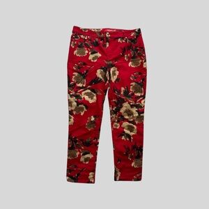 Chico’s Platinum Floral Jeggings